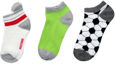 

Neska Moda Boys & Girls Solid Ankle Length(Pack of 3, Multicolor