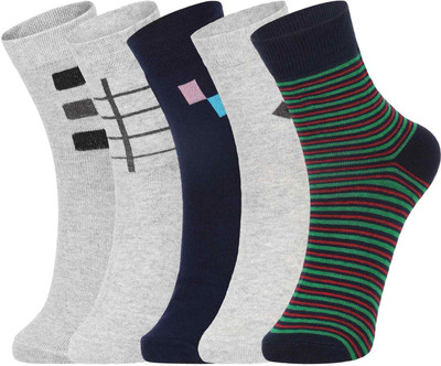 DUKK Men Solid Ankle Length