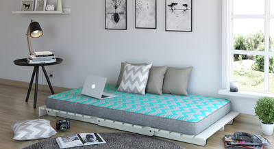 7 OFF on Urban Ladder Finn Double Fabric Futon Finish Color