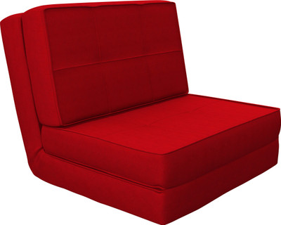 

Camabeds Isten Futon Single Metal Sofa Bed(Finish Color - Red Mechanism Type - Fold Out)