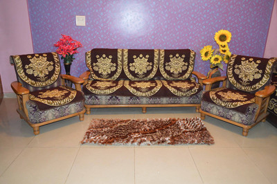 SHIV KIRPA SC023 SC023 Sofa Fabric(Multicolor 1.7 m)