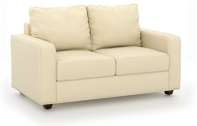 

Urban Ladder Apollo Compact Leatherette 2 Seater Sofa(Finish Color - Cream)