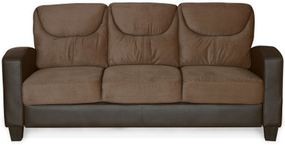 

@home by Nilkamal Holme Fabric 3 Seater Sofa(Finish Color - Sepia Brown)