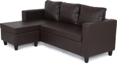 

Housefull Leatherette 3 Seater Sofa(Finish Color - Brown)