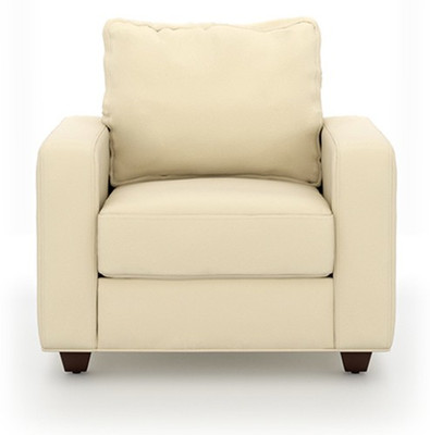 

Urban Ladder Apollo Leatherette 1 Seater Sofa(Finish Color - Cream)
