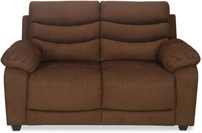 

@home by Nilkamal Perkins1 Fabric 2 Seater Sofa(Finish Color - Coffee Brown)