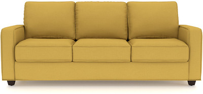 

Urban Ladder Apollo Compact Fabric 3 Seater Sofa(Finish Color - Corn Silk Yellow)