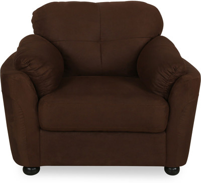 

@home by Nilkamal Hawaii Fabric 1 Seater Sofa(Finish Color - Beige)