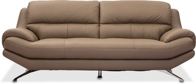 

Durian OLIVER/A/3 Leather 3 Seater Sofa(Finish Color - Taupe)