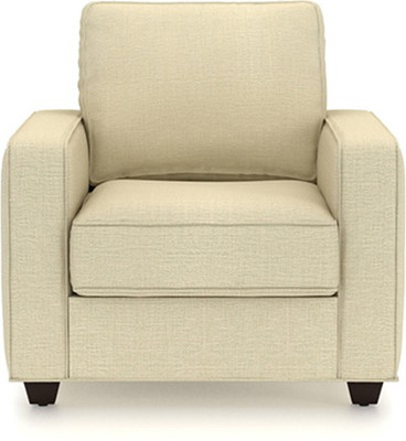 

Urban Ladder Apollo Compact Fabric 1 Seater Sofa(Finish Color - Ivory)