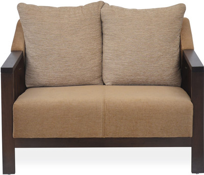 

@home by Nilkamal Chevy 2S Fabric 2 Seater Sofa(Finish Color - Latte Brown)