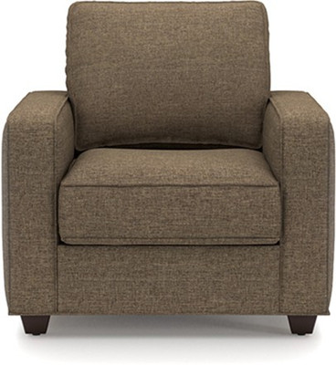 Urban Ladder Apollo Fabric 1 Seater Sofa(Finish Color - Dune)