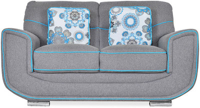 

@home by Nilkamal Marly Fabric 2 Seater Sofa(Finish Color - Grey)