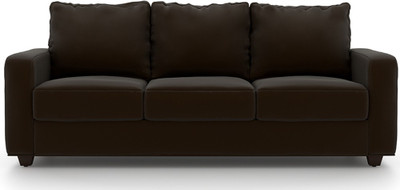 

Urban Ladder Apollo Leatherette 3 Seater Sofa(Finish Color - Chocolate)