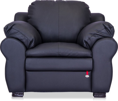 

Durian Berry Leatherette 1 Seater Sofa(Finish Color - Eerie Black)