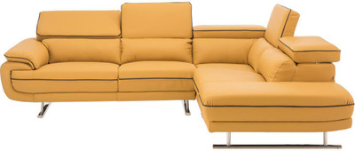 

Durian JASPER Leatherette 5 Seater Sofa(Finish Color - MUSTARD YELLOW)