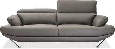 

Durian Omega Leather 2 Seater Sofa(Finish Color - BATTLESHIP GREY)