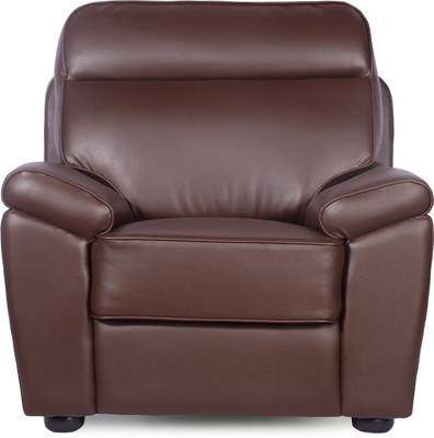 

Godrej Interio Planteous Leatherette 1 Seater Sofa(Finish Color - Coffee Brown)
