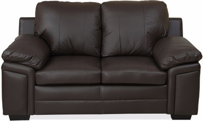

@home by Nilkamal Kristen Leatherette 2 Seater Sofa(Finish Color - Choco Brown)