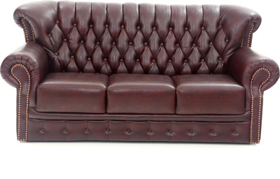 

Furnicity Fabric 3 Seater Sofa(Finish Color - Maroon)