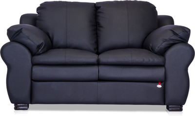 

Durian Berry Leatherette 2 Seater Sofa(Finish Color - Eerie Black)