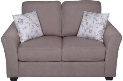 

Evok Andorra Fabric 2 Seater Sofa(Finish Color - Brown)