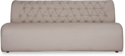 Durian BID/32625/A/3 Leatherette 3 Seater Sofa(Finish Color - Beige)