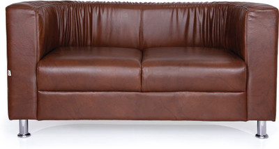 

Durian Bid Leatherette 2 Seater Sofa(Finish Color - Everlast Brown)