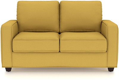 

Urban Ladder Apollo Compact Fabric 2 Seater Sofa(Finish Color - Corn Silk Yellow)