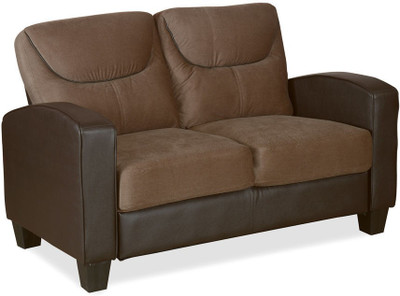 

@home by Nilkamal Holmes Fabric 2 Seater Sofa(Finish Color - Sepia Brown)