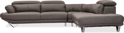 

Durian Omega Leather 6 Seater Sofa(Finish Color - BATTLESHIP GREY)