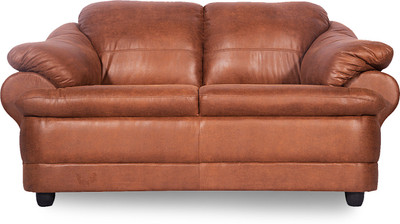 

Godrej Interio Jineiro Leatherette 2 Seater Sofa(Finish Color - Camel brown)