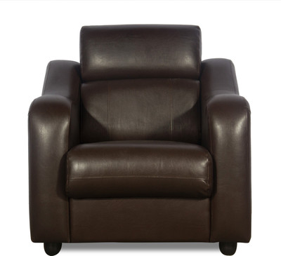 

Godrej Interio Elite Sofa Leather 1 Seater Sofa(Finish Color - Brown)