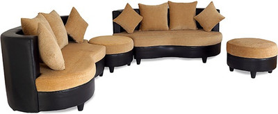 

Housefull Fabric 6 Seater Sofa(Finish Color - Classic Black)