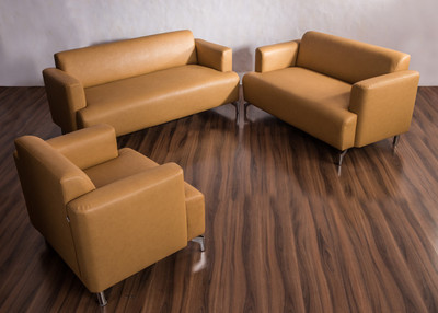 

Durian WINDSOR/1 Leatherette 1 Seater Sofa(Finish Color - Camel Brown)
