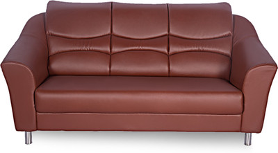 

Godrej Interio Diva Leatherette 3 Seater Sofa(Finish Color - Brown)