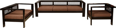 

Induscraft Fabric 3 + 2 + 1 Brown Sofa Set