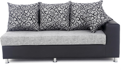 

Furnicity Fabric 3 Seater Sofa(Finish Color - Grey)