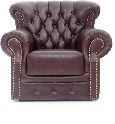 

Furnicity Fabric 1 Seater Sofa(Finish Color - Maroon)