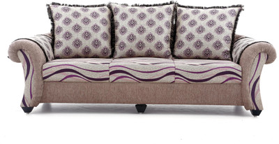 

Furnicity Fabric 3 Seater Sofa(Finish Color - Beige)