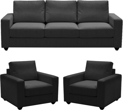 

Comfy Sofa Fabric 3 + 1 + 1 DARK GREY Sofa Set