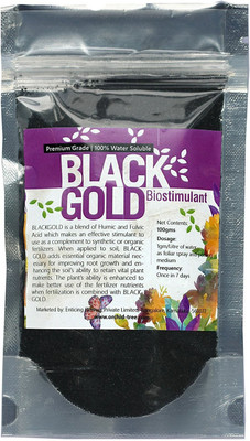 

orchid-tree BlackGold Bio-Stimulant (Humic & Fulvic Acid) 100gms Soil Manure(100 g Powder)