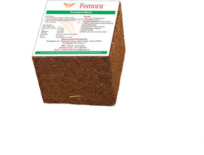 

Femora Natural Cocopeat Block Soil Manure(600 g Cake)