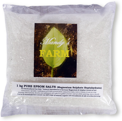

Mandy'S Farm Pure Epsom Salts (Magnesium Sulphate Heptahydrate) For Horticultural/Aquarium Use Soil Manure(1 Powder)