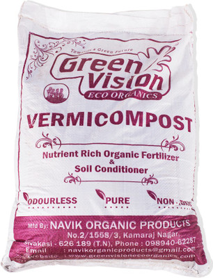 

Greenvision Organic Manure Vermicompost 10 kg Soil Manure(10 kg Powder)