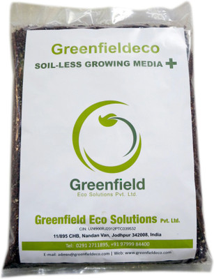 

Greenfieldeco Superior Quality Soil Less Growing Media Plus-Fortified with Bio-Char & Neem Cake Soil Manure(4.7 kg Powder)