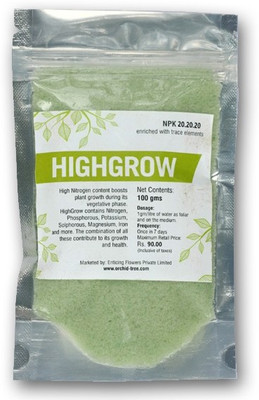 

Orchid-tree HighGrow All Purpose Fertilizer for Plant Growth (100 g) Soil Manure(100 g Powder)
