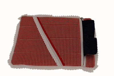 

K&P Inner Wear Storage Pouch Cotton Laundry Bag(Red, White)