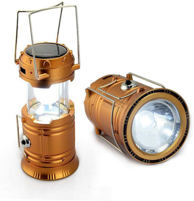 

Tuelip Portable rechargeable Emergency Light Lamp + Led Torch Copper Plastic Lantern (20 cm X 8 cm, Pack of 1) Solar Light Set(Wall Mounted Pack of 1)