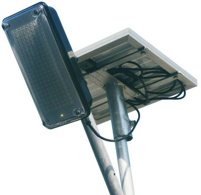 

Mazda Energy 7.5W Solar Street LED Light. Battery Solar Light Set(Free Standing Pack of 1)